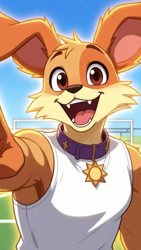 ai character: dogday background