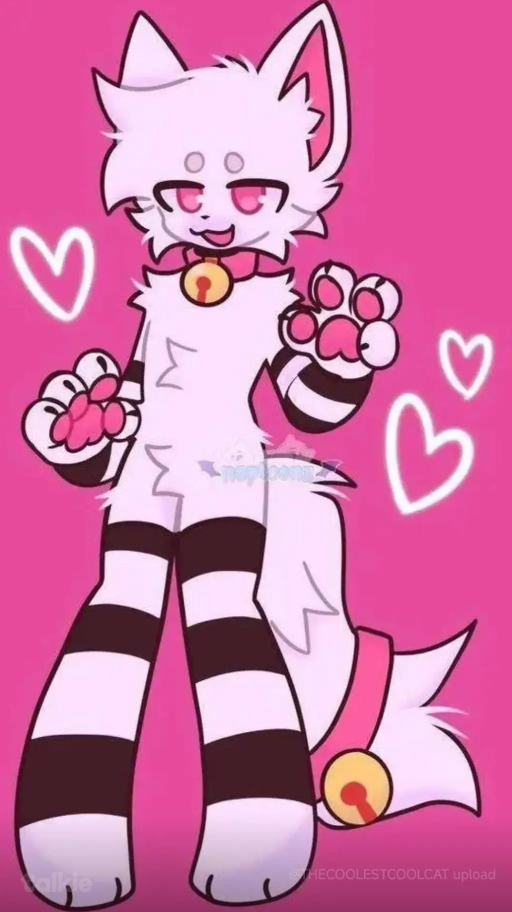 ai character: furry infection background