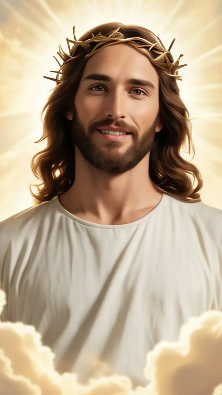 ai character: Jesus Christ  background