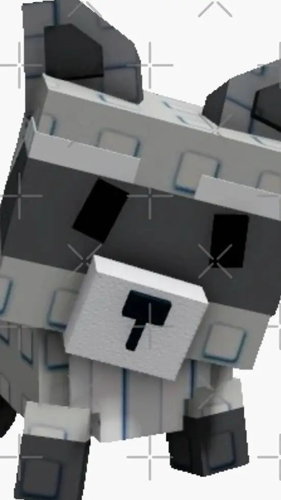 ai character: racoon bazooka background