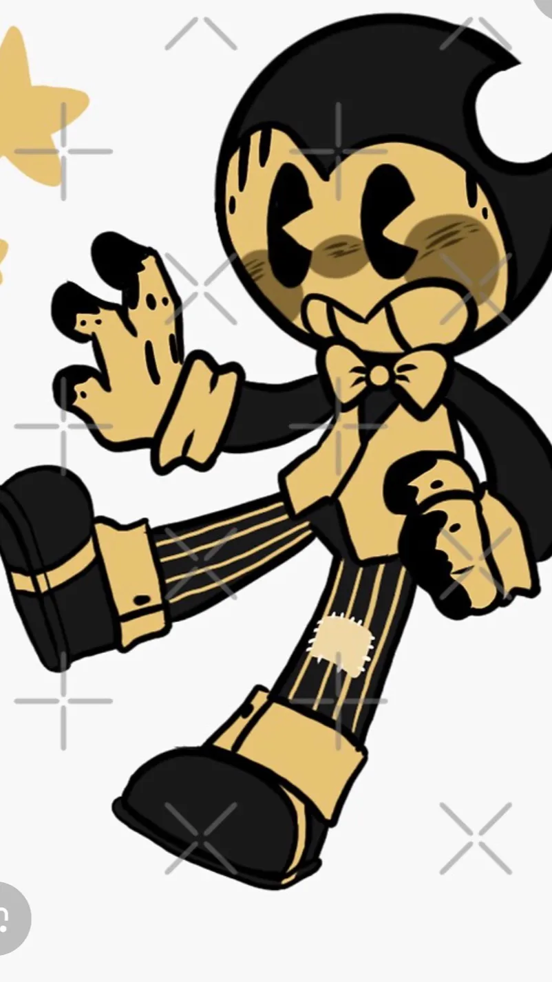 ai character: Bendy  background