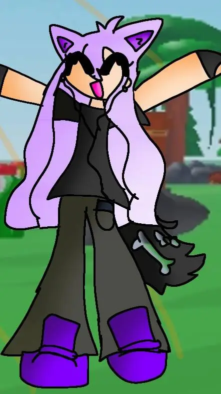 ai character: lunacat xD background