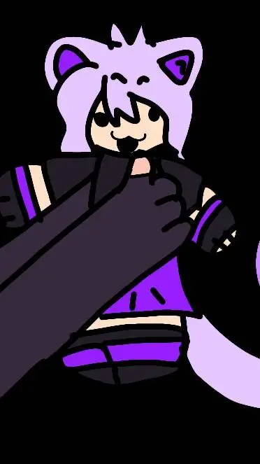 ai character: lunacat baby background