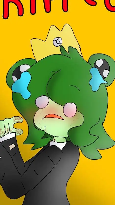 ai character: Froggy background