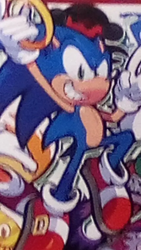 ai character: Sonic the hedgehog background