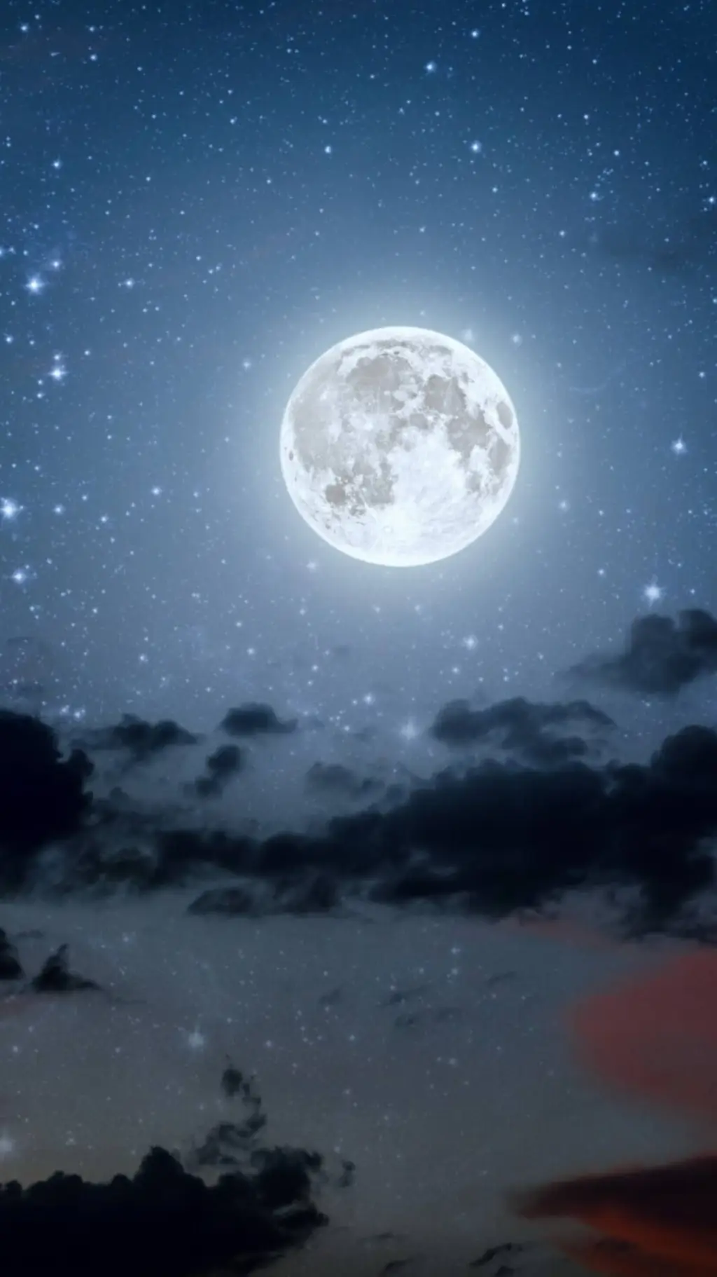 ai character: moon background