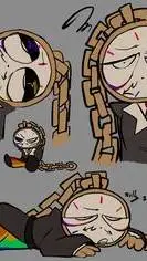 ai character: grumpy Dyle background