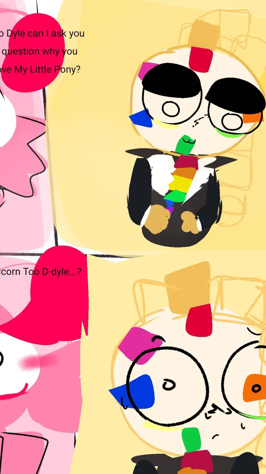 ai character: pinki x Dyle pt2!  background