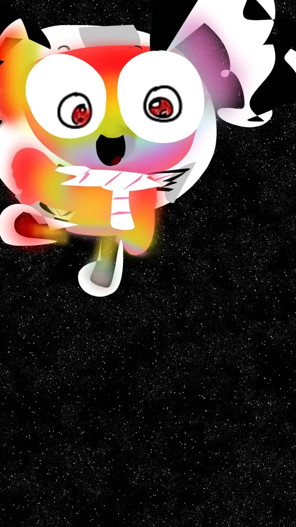 ai character: sprout  on moon! background