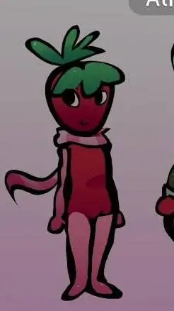 ai character: dw crying  background