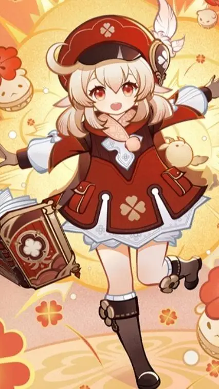 ai character: Klee background