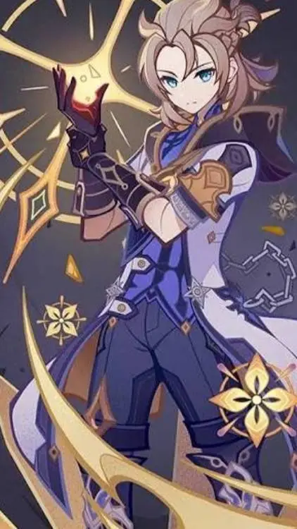 ai character: Albedo background