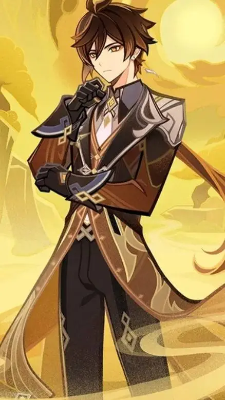 ai character: Zhongli  background