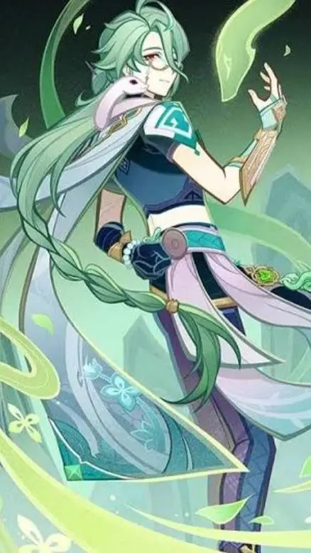 ai character: Baizhu  background