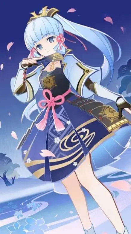 ai character: Kamisato Ayaka  background