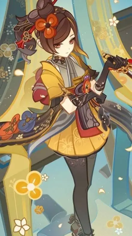 ai character: Chiori background