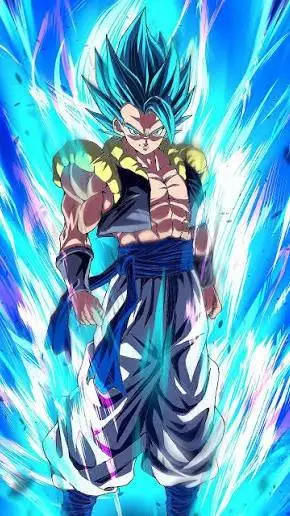 ai character: Gogeta background