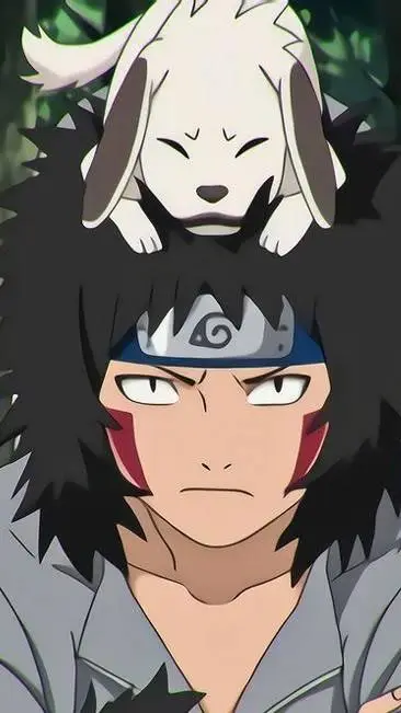 ai character: Kiba inuzuka  background