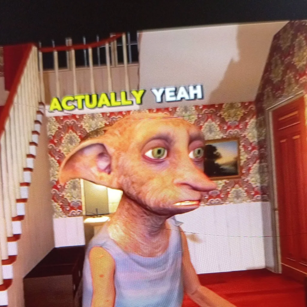 chat with ai character: Dobby with a glock