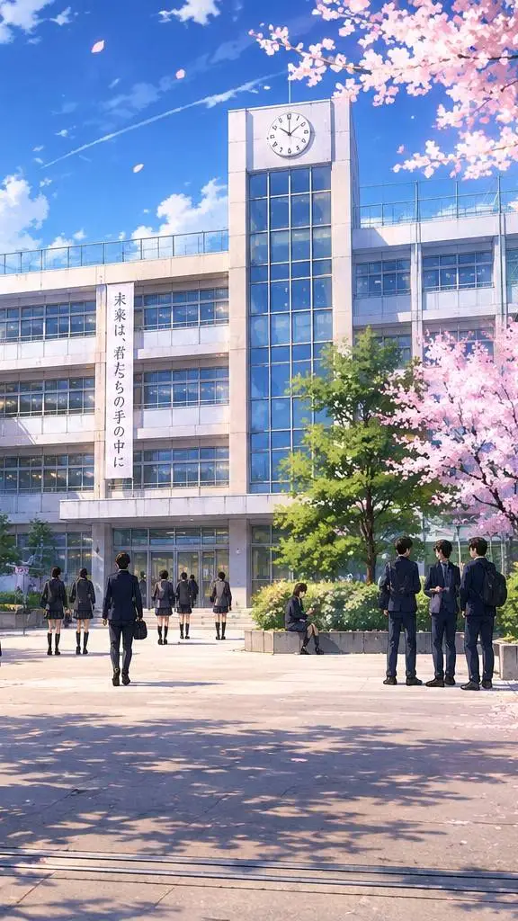 ai character: tu escuela  background