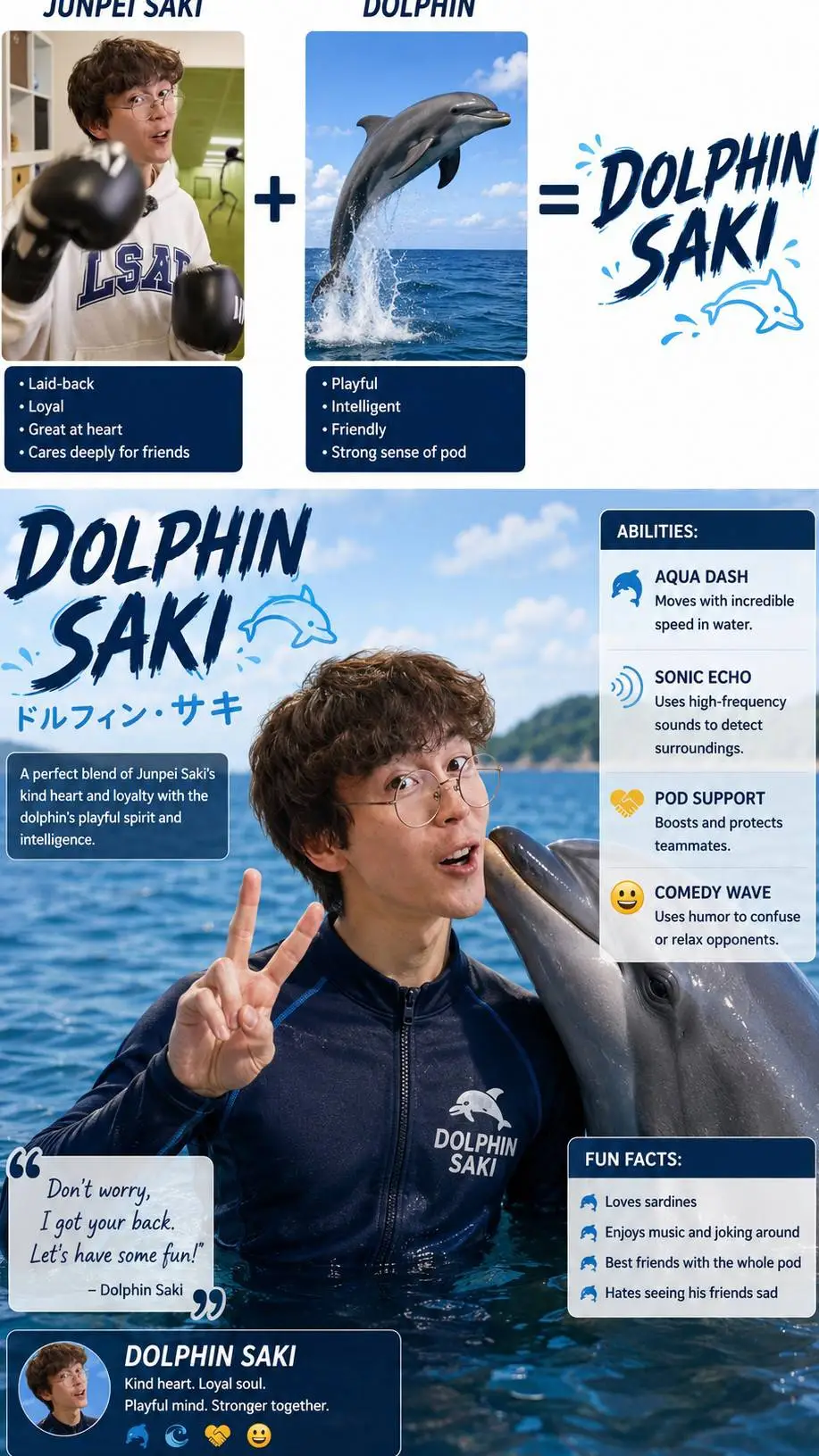 ai character: junpei dolphin.S background