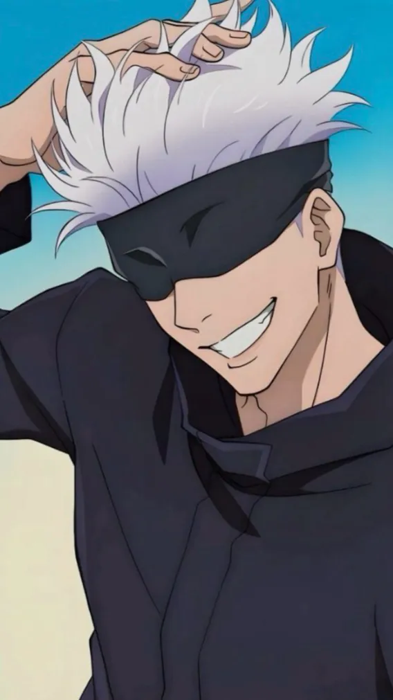 ai character: Satoru gojo-1  background