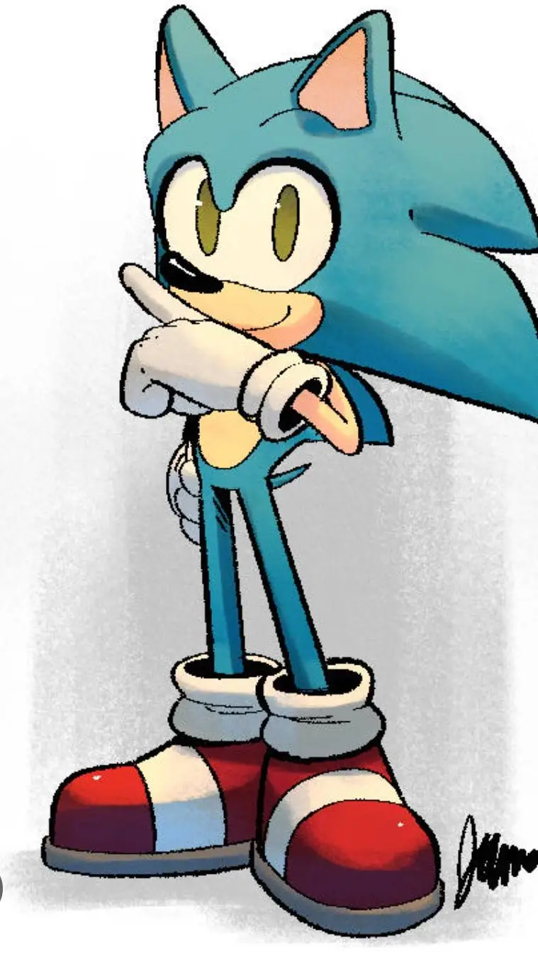 ai character: Sonic the Hedgehog background