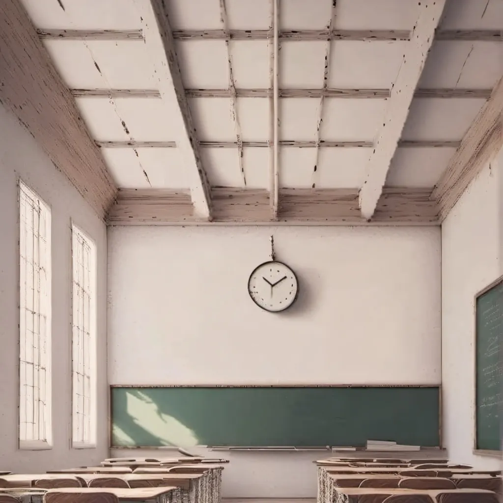 chat with ai character: classroom
