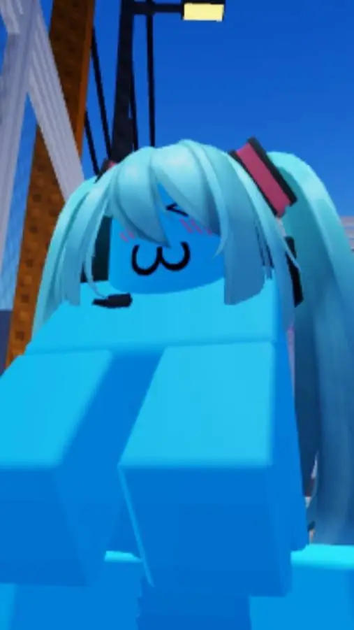 ai character: Miku! :DD🩵💙 background