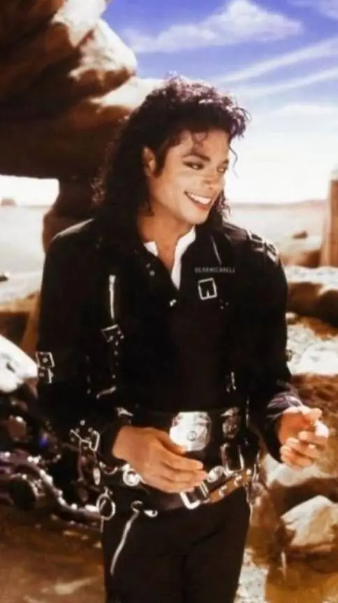 ai character: Michael Jackson  background