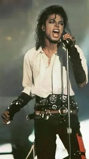 ai character: Michael Jackson  background