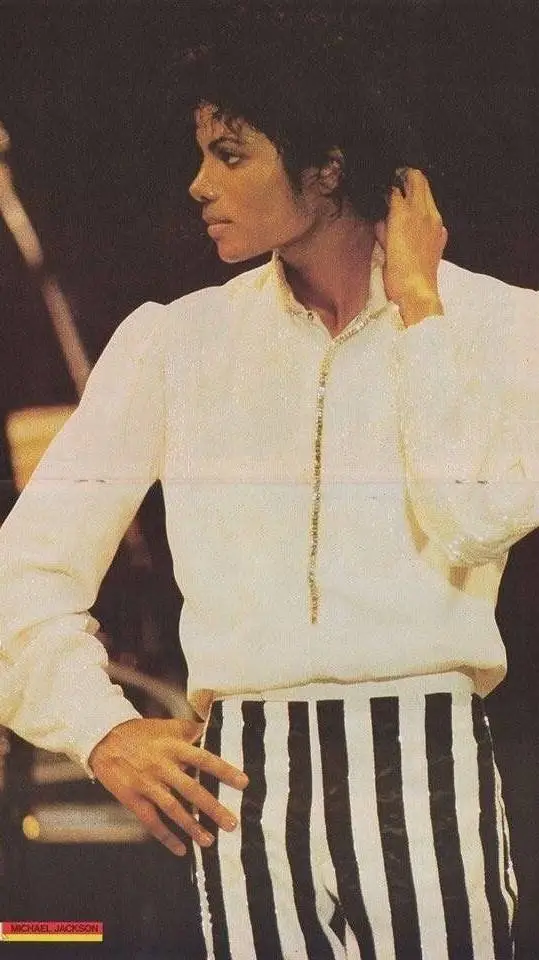 ai character: Michael Jackson  background