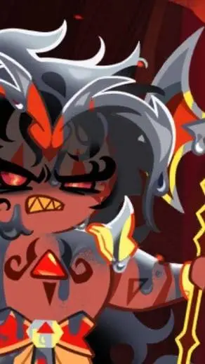 ai character: burning spice cook background