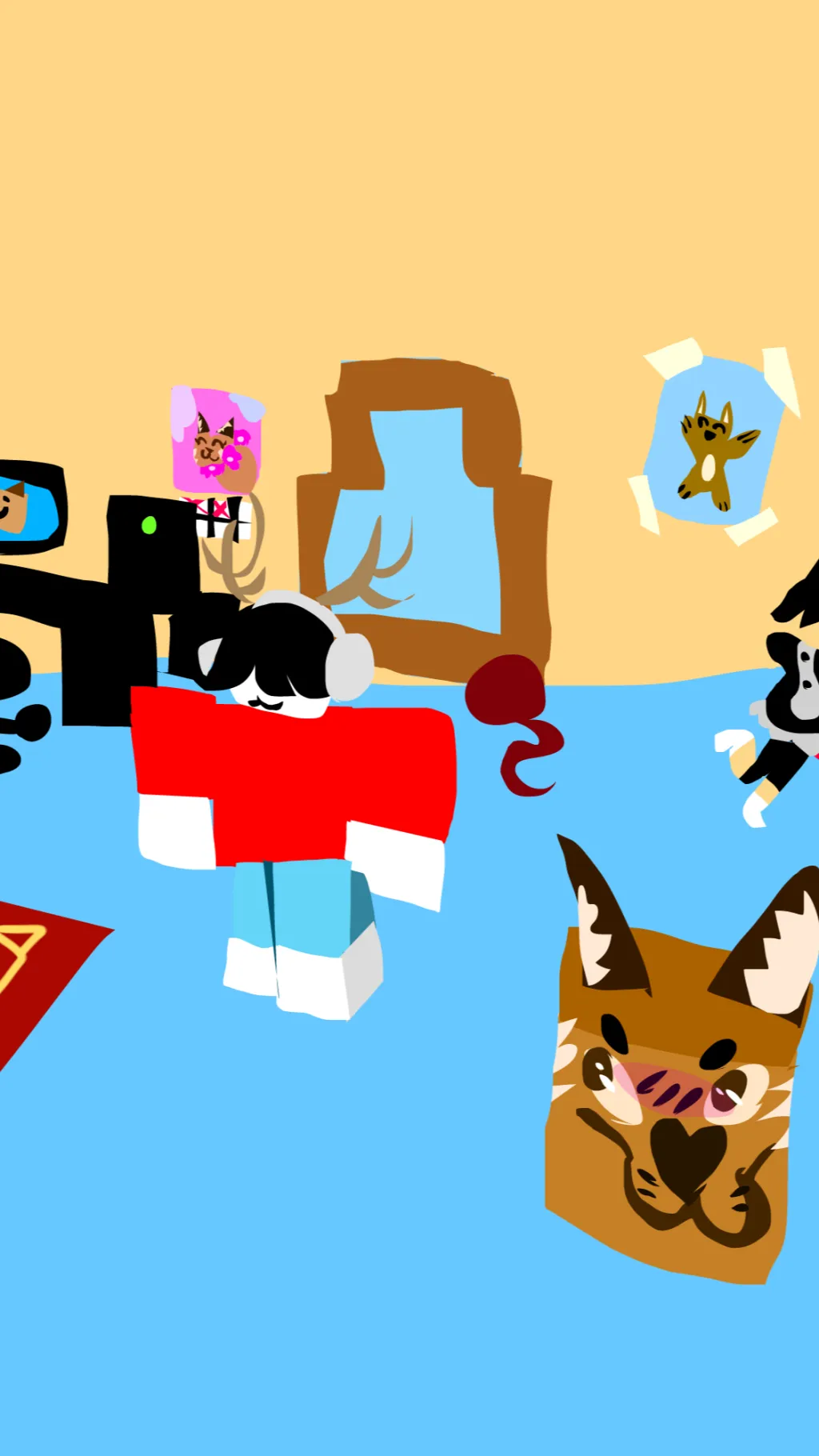 ai character: Raise a floppa!!! background