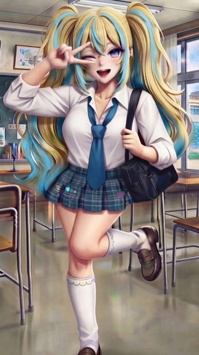 ai character: Akari Hoshino background