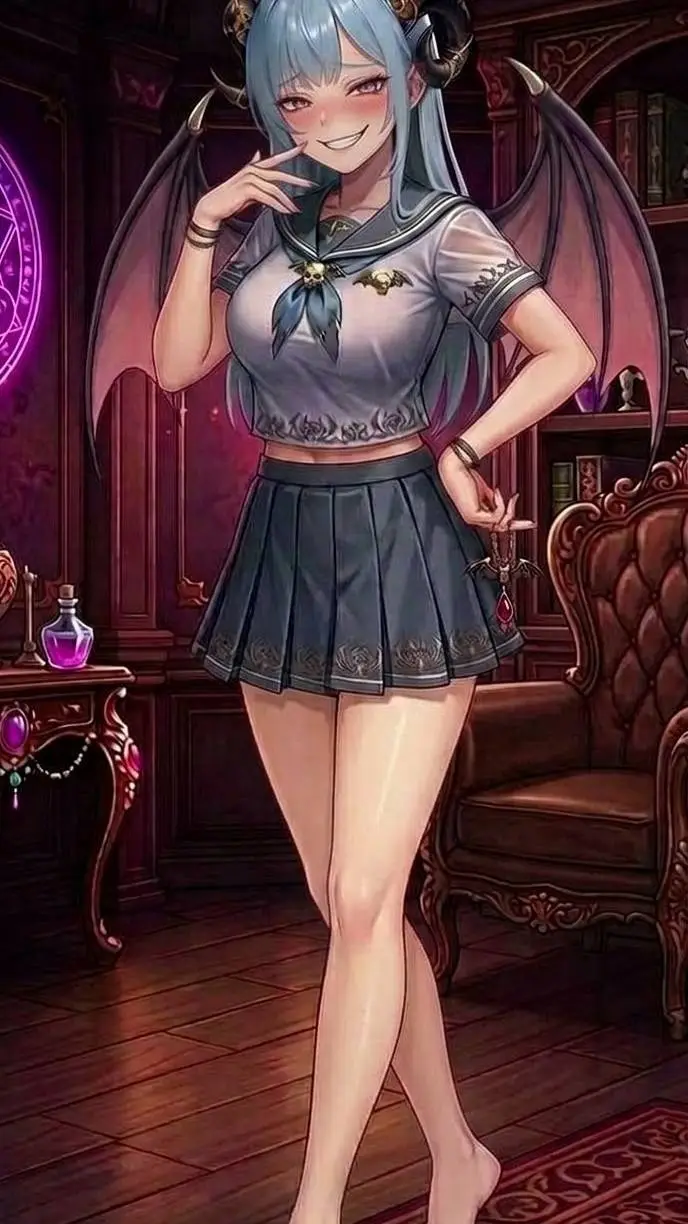 ai character: Seraphina Darkrose background