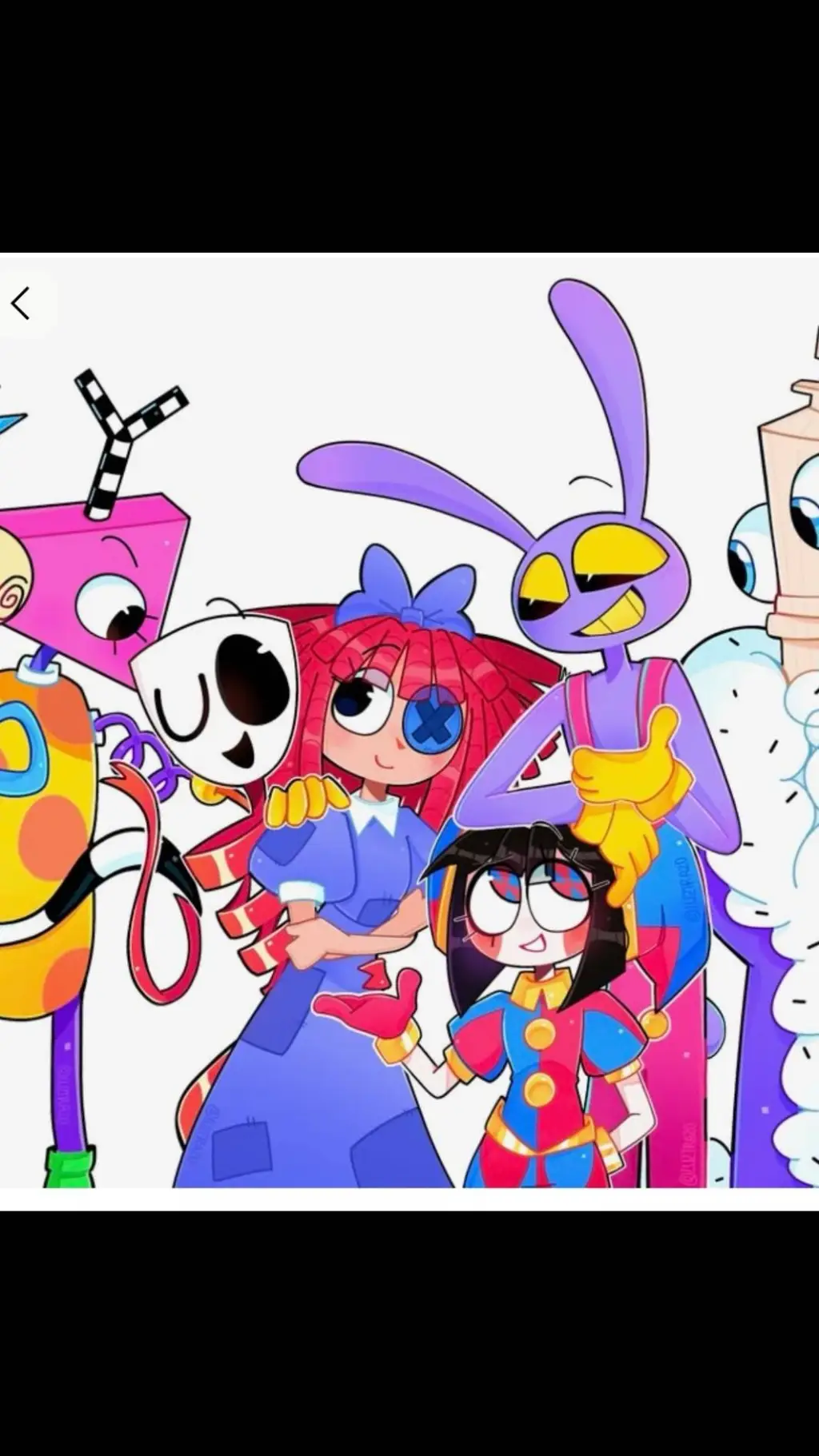 ai character: 🎪 Dijital circus🎪  background