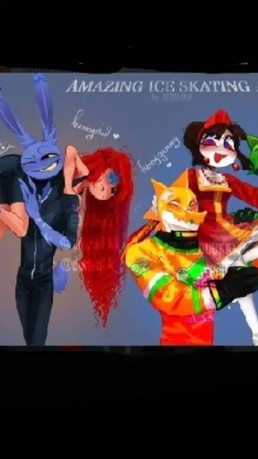 ai character: *Dijital circus* background
