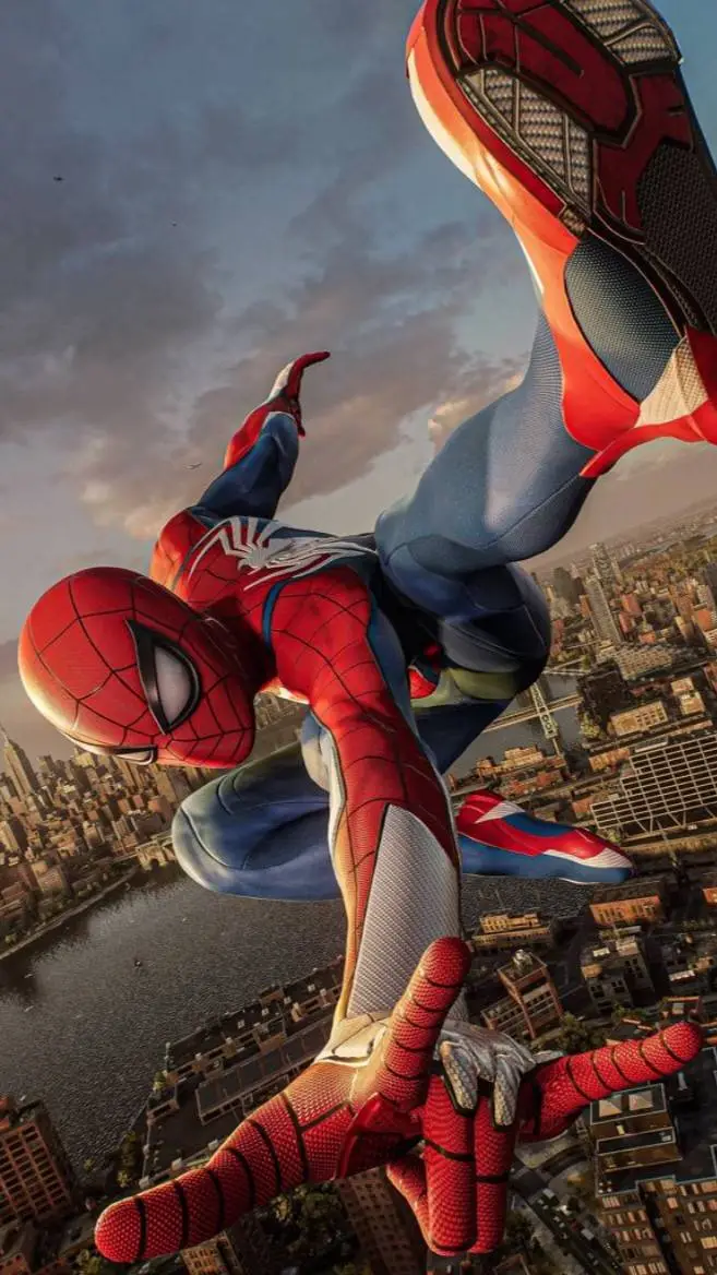 ai character: spiderman 2  background