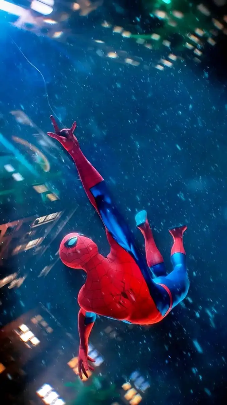 ai character: spiderman  background