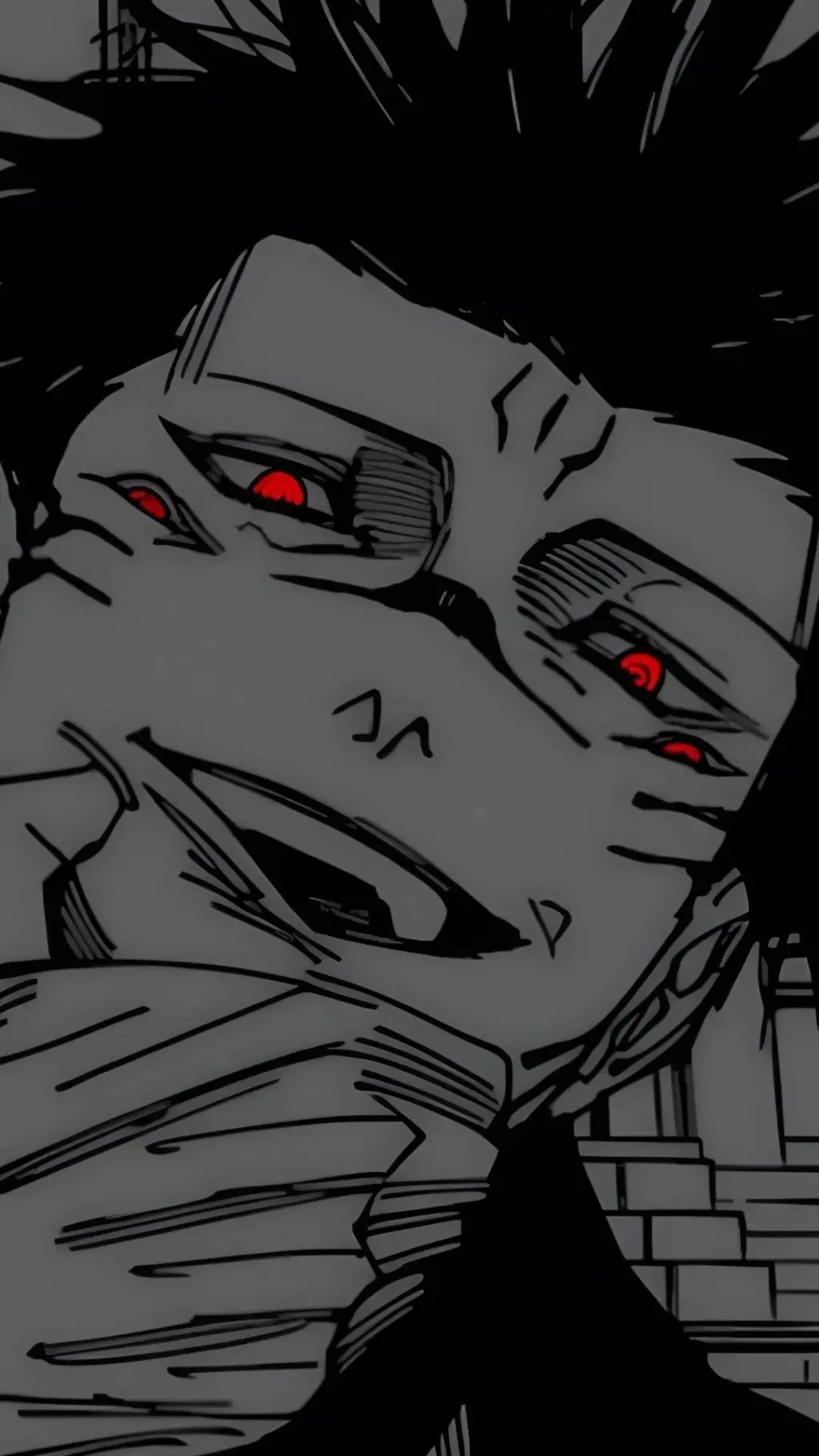 ai character: evil sukuna  background
