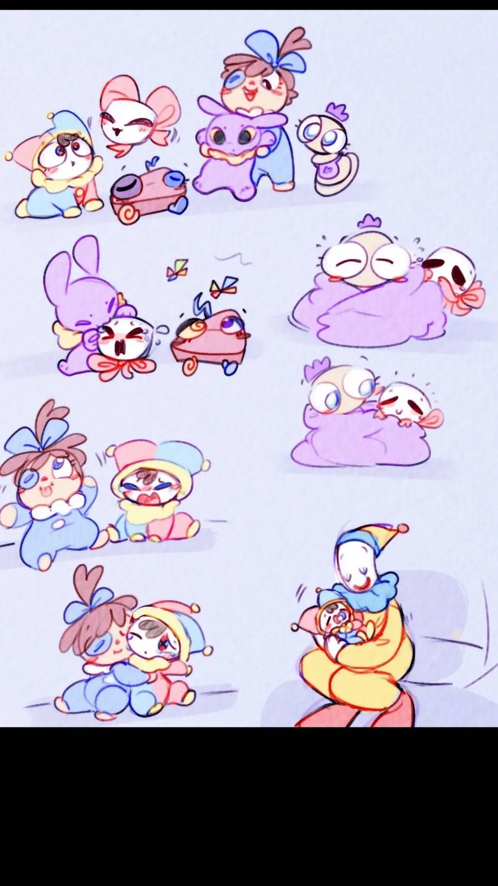 ai character: digital babys 2 background
