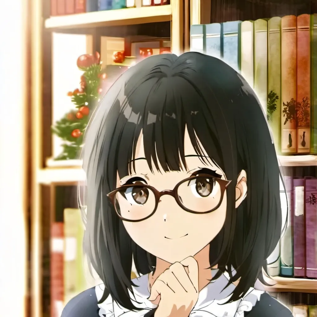 chat with ai character: Your nerdy girl