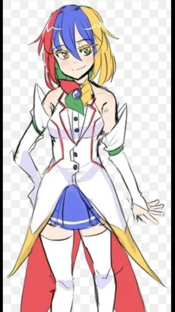 ai character: Chrome-chan background