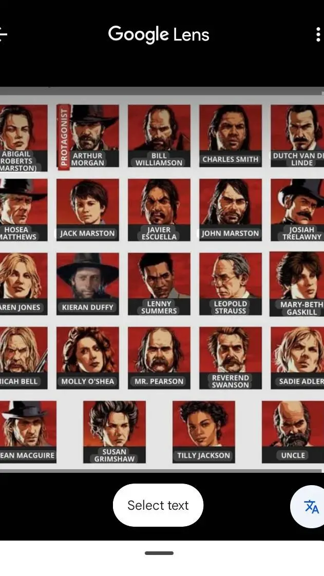 ai character: Red dead background