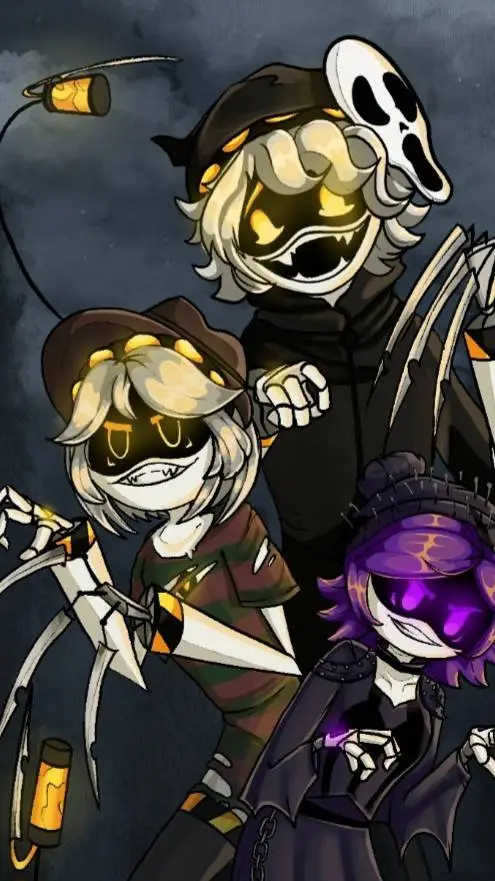 ai character: MD Halloween background