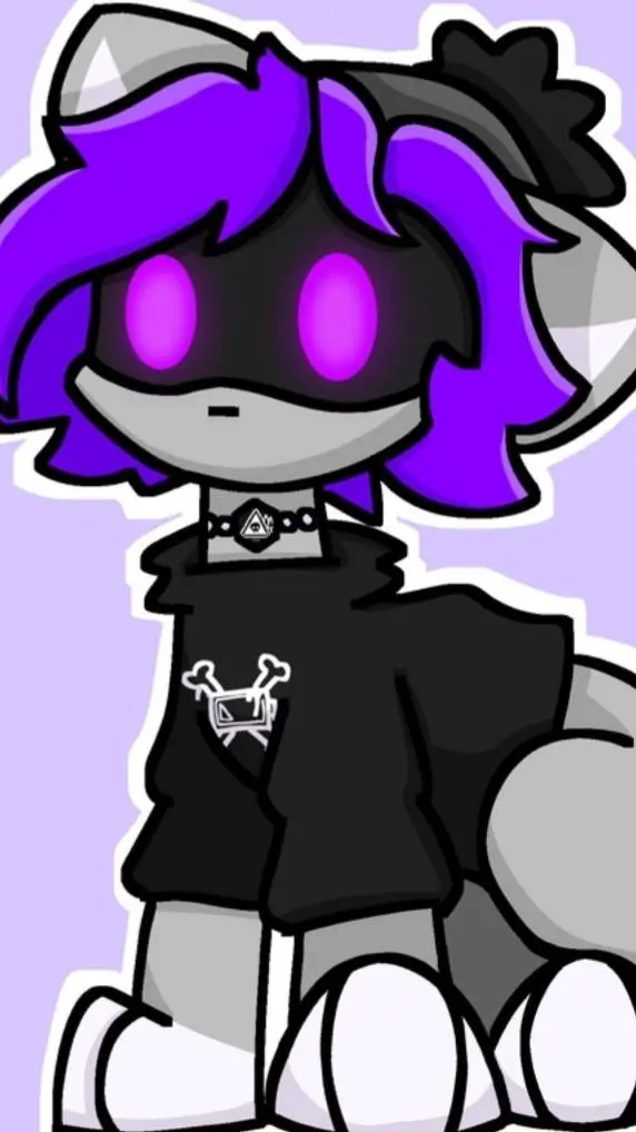 ai character: kitty Uzi background