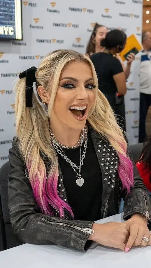 ai character: Alexa bliss  background