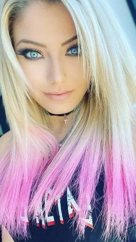 ai character: Alexa bliss  background