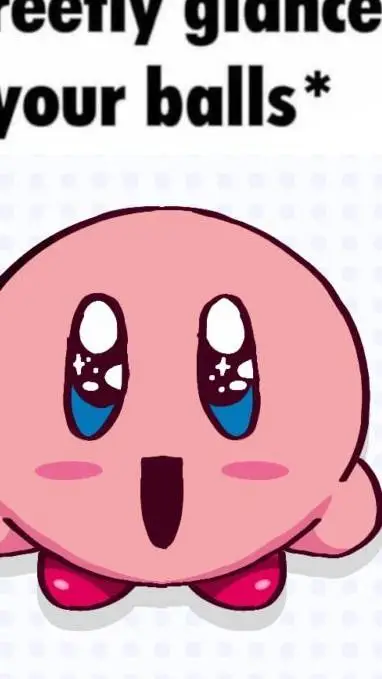 ai character: kirby background